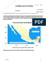 Perspectiva Meteorológica para Incendios Forestales - 1976