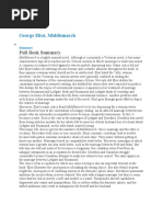 Middlemarch Character Chart | PDF | Middlemarch | Realist Novels