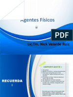 Agentes Físicos: Lic - Tm. Nick Velarde Ruiz