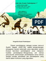 "Model Dan Desain Pembelajaran 1": Dr. Hendri Neldi, M.Kes,.AIFO Dr. Masrun, M.Kes,.AIFO