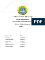 Software Risk Assignment (1) - 1