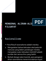 Mengenal Aliran-Aliran Filsafat