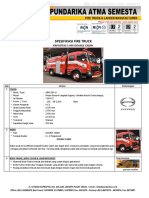 Spesifikasi Fire Truck: Kapasitas 5.000 Double Cabin