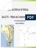 Sistemas Elétricos de Potência: Aula 03-P1 - Método Das Componentes Simétricas