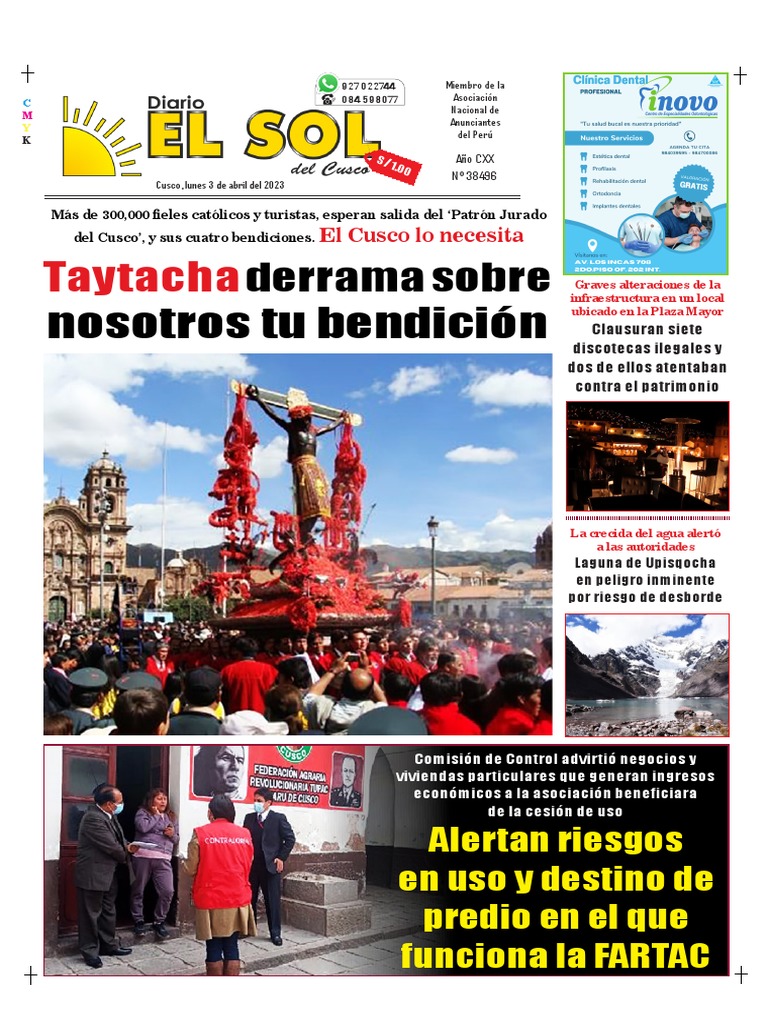Lunes 3 de Abril 2023 PDF Policía Perú