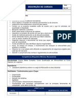 Sga - Descrição Do Cargo - Almoxarife