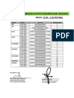 2.45 PETANG Jadual Perjumpaan Aktiviti Kokurikulum 2022/2023