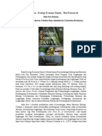 Mengulas Buku Berjudul Ecology Economy Equity Dari Rita Parmawati