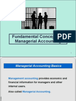 Fundamental Concepts of Managerial Accounting