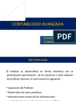 Contabilidad Avanzada: Universidad Espiritu Santo Facilitator: Rafael Moncayo C