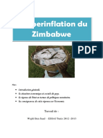 Etude de Lhyper Inflation Au Zimbabwe Ec