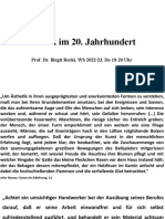 Ästhetik Im 20. Jahrhundert: Prof. Dr. Birgit Recki, WS 2022/23, Do 18-20 Uhr