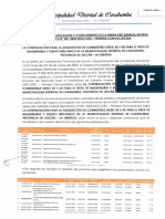 Acta de Otorgamiento de Buena Pro - Carabamba