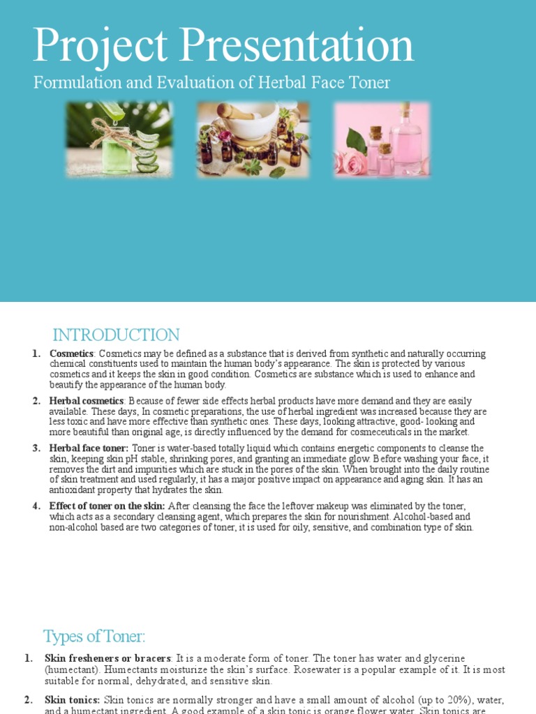 Project Presentation | PDF | Chemistry