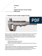 Alat Ukur Vernier Caliper, Mikrometer, Welding Gauge