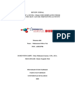 Review Jurnal "Synthesis of A Novel Chalcone Derivative From Myristicin For Skin Cancer Preventive Activity"