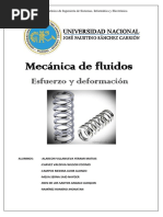 Mecánica de Fluidos: Esfuerzo y Deformación