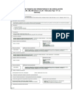 Otorgamiento de Tarjeta de Operatividad O de Circulación (Vehículos Tipo M1, M2, M3-Clase I, II y III / Vehículos Tipo "O" en General)