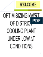 Optimize kW/RT and Reduce Chillers for 40,000 TR DCP