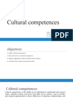 Cultural Competences: Arfa Nadeem Nursing Instructor Aligarh College of Nursing