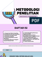 Metodologi Penelitian: Abelia Ariandra E.L.T (225120500111002)