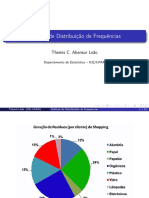 Gráficos de distribuição de frequências estatística