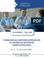 Formación de auditores internos en farmacovigilancia