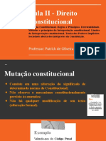 AULA II - DIREITO CONSTITUCIONAL I