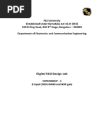 Lab Manual - Exp - 4 - CMOS NAND NOR