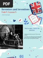 Inventors and Inventions: Unit 5. Lesson 5