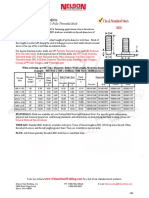 Nelson Stud Welding: Specification: Metric Fully Threaded Studs