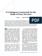 A Contingency Framework For The Mode of