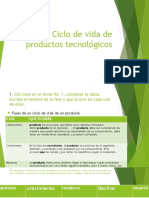 Ciclo de Vida de Productos Tecnológicos