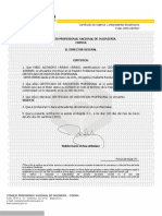 Certificado de vigencia ingeniero CVAD