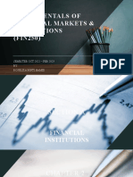 Fundamentals of Financial Markets & Institutions (FIN250) : Semester Oct 2022 - Feb 2023 BY: Roseliza Binti Hamid