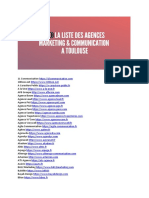 Liste Des Agences Toulousaine