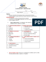 Control de Lectura "La Edad Del Pavo" - Carlos Ruiz-Tagle: Instrucciones Generales