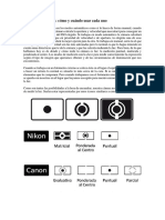 Modos de medición de luz en fotografía: puntual, matricial y ponderada