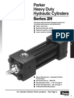 Parker Heavy Duty Hydraulic Cylinders Series 2H
