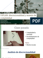 VIPLAN: Discrecioñalidad y Mañejo de Complejidad: Diseño Sistémico