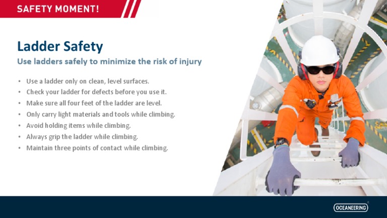 Ladder Safety Tips to Prevent Injuries | PDF