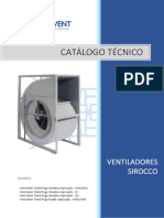 Catálogo técnico ventiladores Sirocco