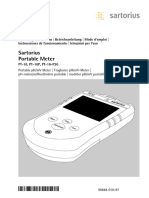 Sartorius Portable Meter