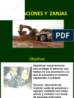 Diapositiva Excavaciones y Zanjas SAN ANTONIO SAC