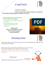 Lesson 1 - Fossil Fuels and Burning