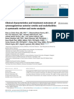 Clinical characteristics and treatment outcomes of cytomegalovirus anterior uveitis and endotheliitis A systematic review and meta-analysis