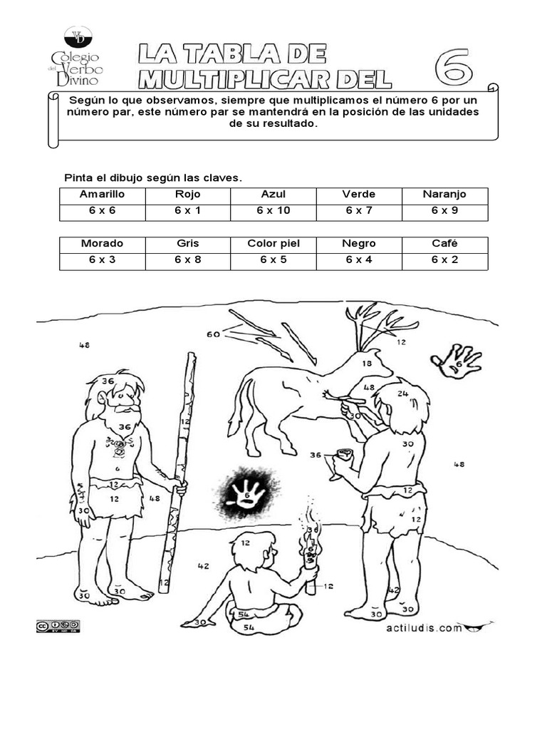 Guía Tabla Del 6 Pdf