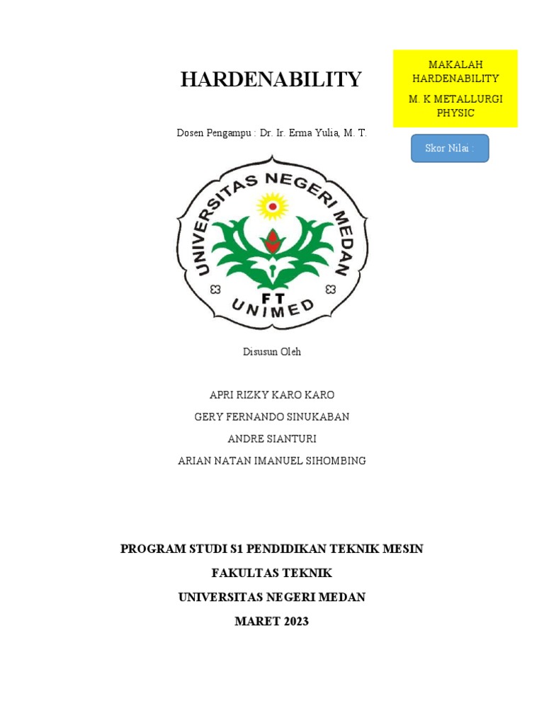 Pengujian Hardenability Baja 1040 | PDF