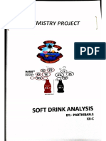 Soft Drink Analysis