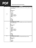 Pointer Expression Description: Pointer Increment and Decrement Operations